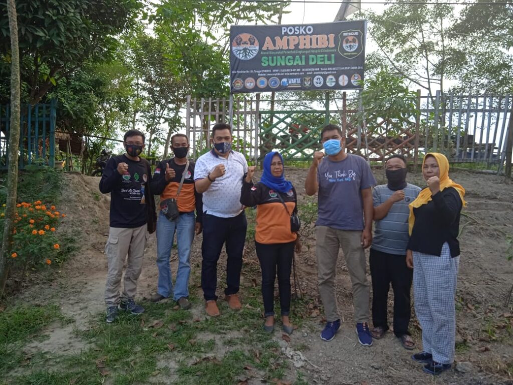 Dalam Persiapan Hari Air Dunia 2021 Amphibi Sungai Deli Terima Kunjungan Timur Kiemas