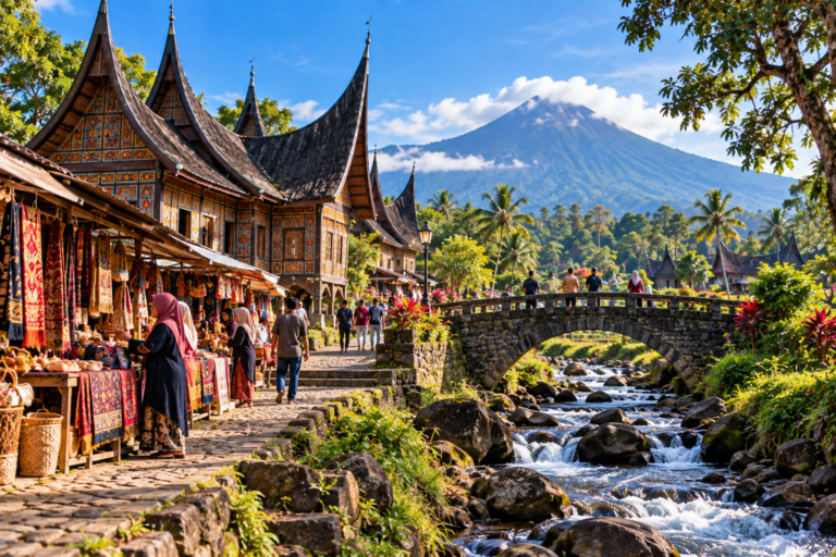 Pesona Kampung Adat Minangkabau di Tengah Alam Sumatera Barat